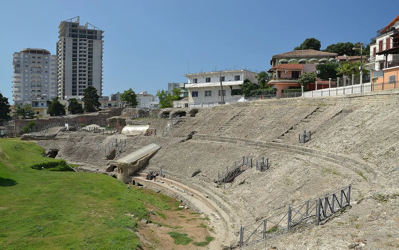 האמפיתאטרון הרומי בעיר דורס, אלבניה